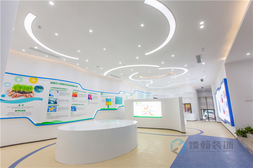 400㎡華因康展廳裝修設計