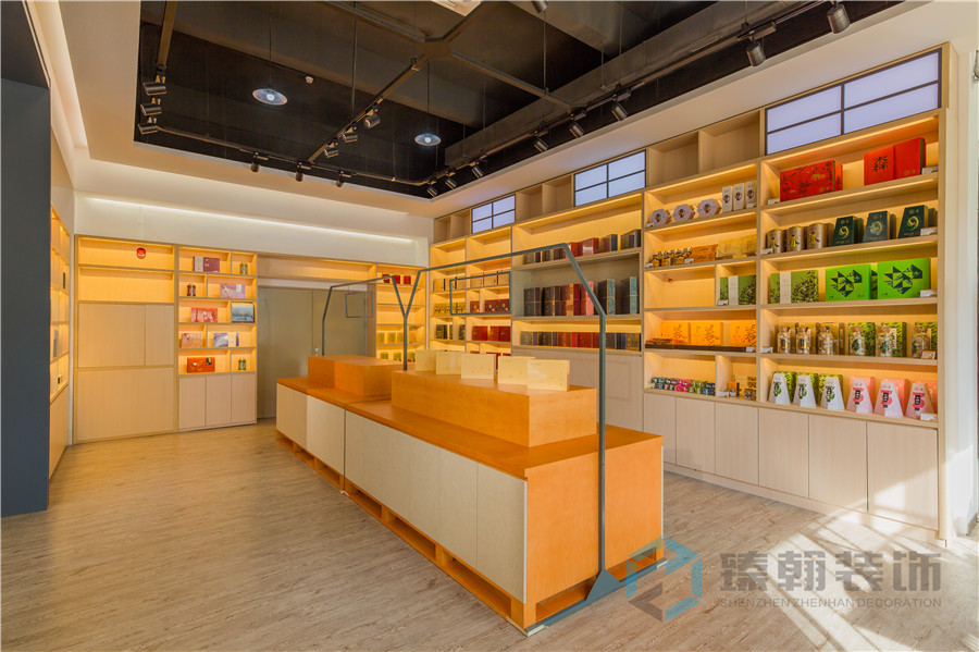 500㎡米好茶倉展廳設計裝修
