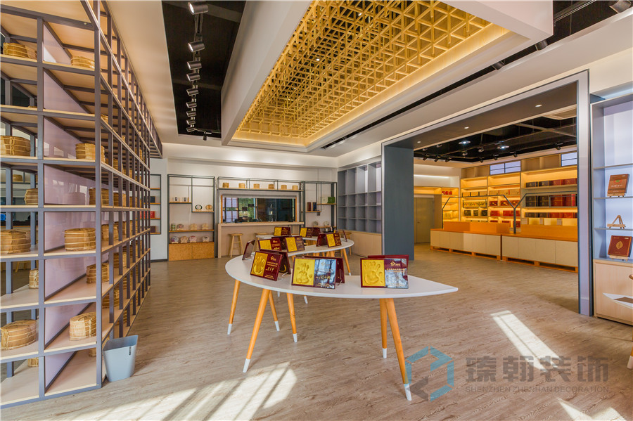 500㎡米好茶倉展廳設計裝修