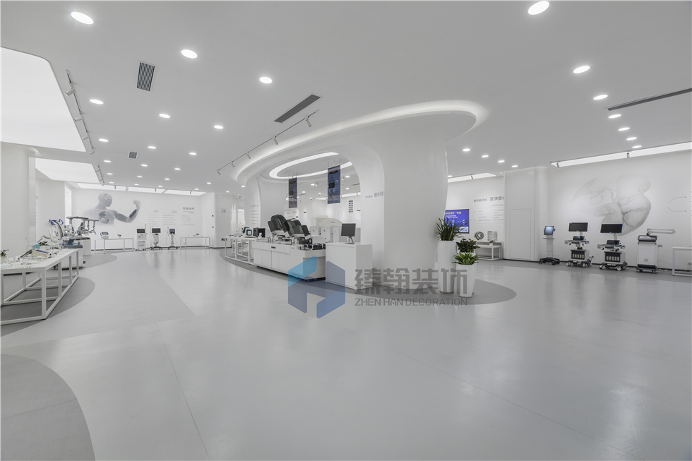 3000㎡醫療展廳設計裝修